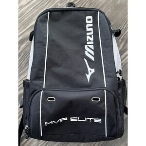 Mizuno MVP Elite G2 Bat Back Pack Sports Bag Black Baseball Softball